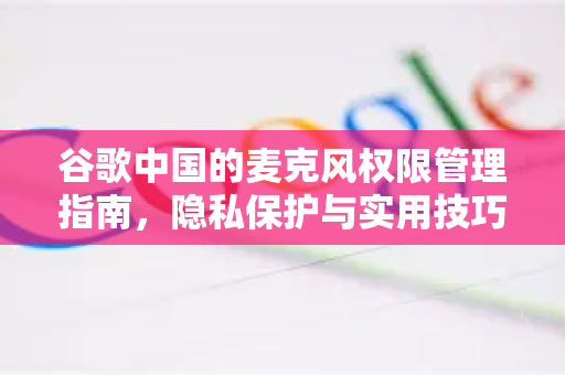谷歌中国的麦克风权限管理指南，隐私保护与实用技巧