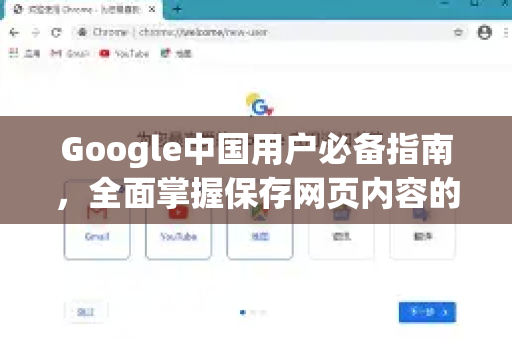 Google中国用户必备指南，全面掌握保存网页内容的实用技巧