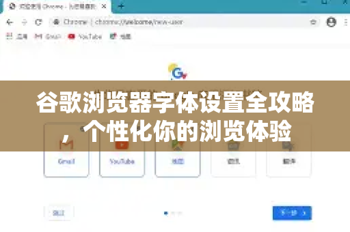 谷歌浏览器字体设置全攻略，个性化你的浏览体验