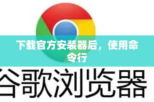 下载官方安装器后，使用命令行