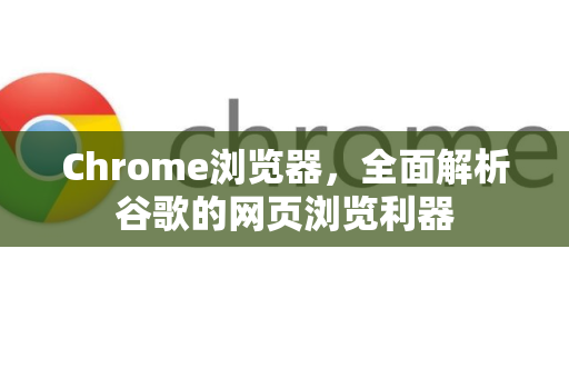 Chrome浏览器，全面解析谷歌的网页浏览利器